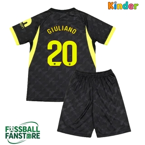 Atletico Madrid Giuliano Simeone #20 Replik Auswärtstrikot Kinder 2026-27 Kurzarm (+ Kurze Hosen)